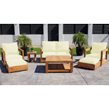 Chatsworth 7 Piece Love Seat Group With 36" Chat Table