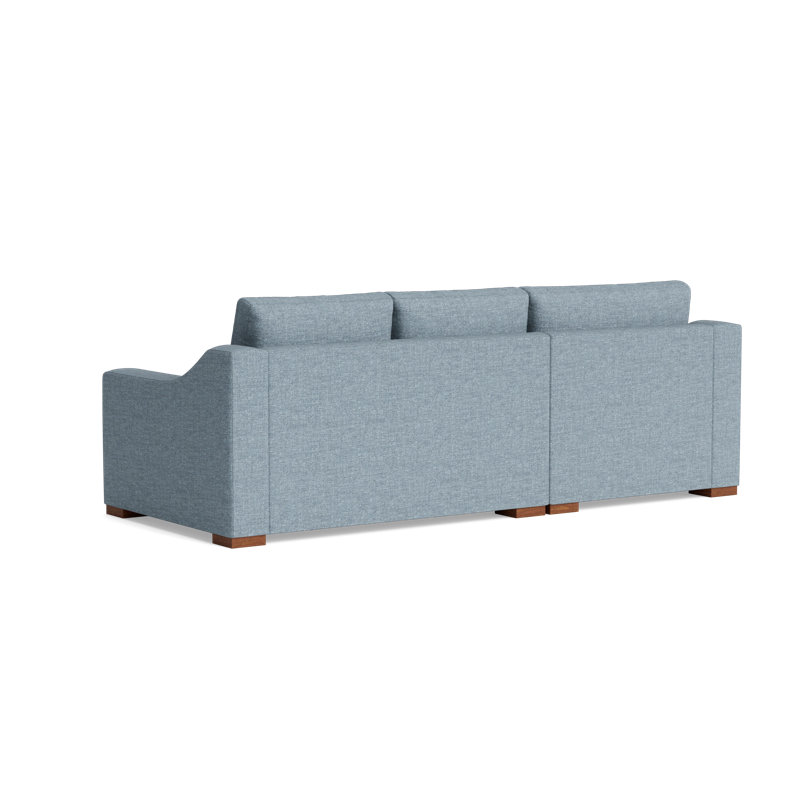 Lucca Sectional, Left Hand Facing, Performance Velvet - Ivy