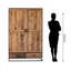 Cumby 2 Door Solid Wood Wardrobe-1613032080