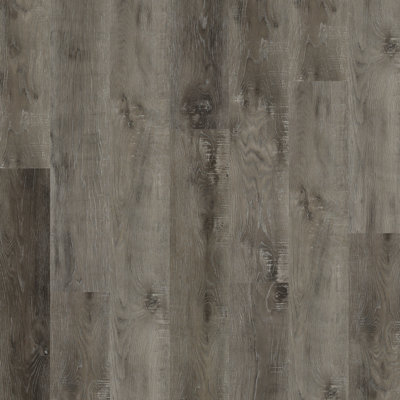 Atri Plancher en vinyle SPC à clic imperméable, 7 po x 54 po x 6 mm avec sous-couche intégrée