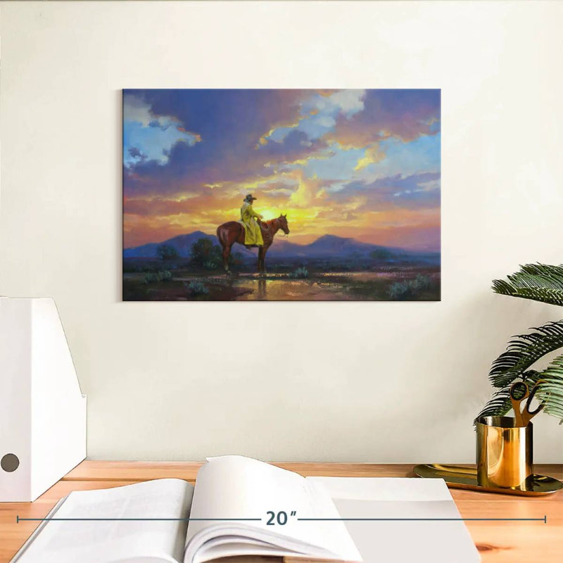 Lelar Sun Burn, 8" H x 12" W