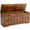 Banc de rangement Farmhouse avec rangement pour chaussures, banc d'entrée 47,2 po avec couvercle à fermeture en douceur pour la chambre à coucher, le couloir et le salon