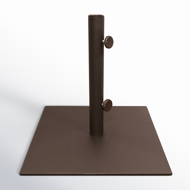 Bill 35 Lb. Steel Under The Table Application Umbrella Base, Bronze