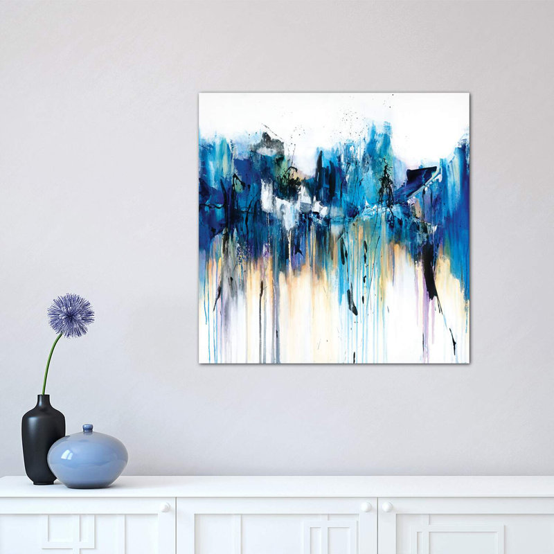 Between The River And The Rain by Jude Remedios - Wrapped Canvas Painting, 45.72 cm H x 45.72 cm W x 1.91 cm D