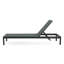 Chaise longue noire (Mp2) (ensemble de 2)