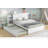 Storage Platform Bed With Pull Out Shelves And Twin Trundle-1572603518