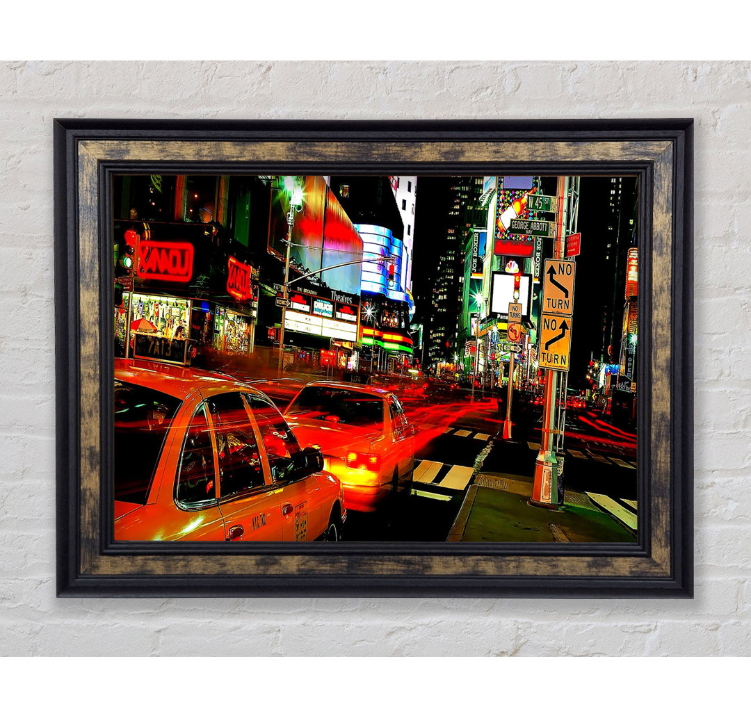 New York City Lights - Einzelne Bilderrahmen Kunstdrucke