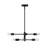 Rensselear 6-Light metal Modern Linear Sputnik Chandelier-945305994
