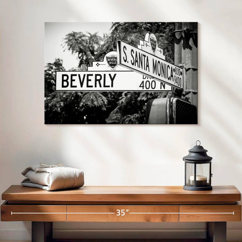 Plaque de rue Nicci, Californie, LA, H 16 po x l 24 po