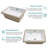 Mocoloo  19"L x 14"W White Ceramic Rectangular Bathroom Sink with Overflow-125359767-125359770