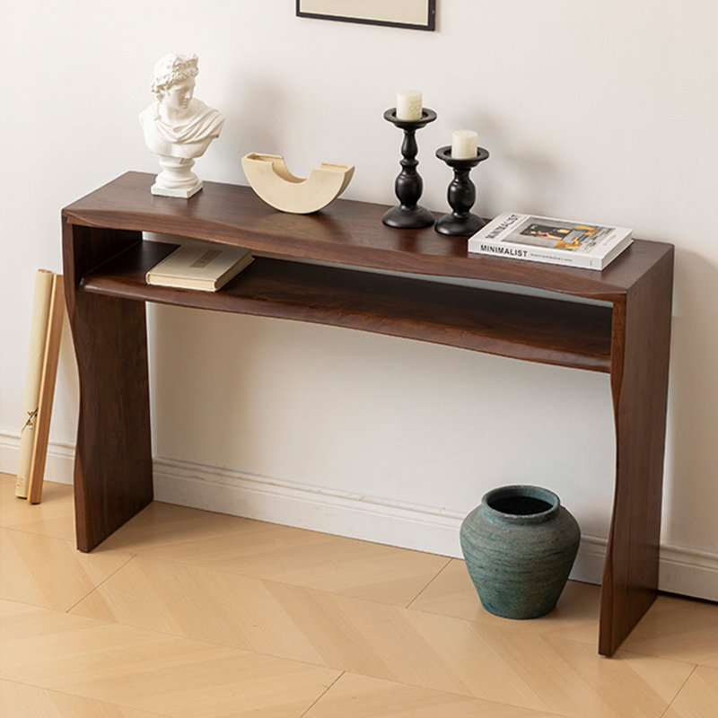 Console Modern Minimalist, H 29,53 po x l 39,37 po x P 11,81 po, Brun