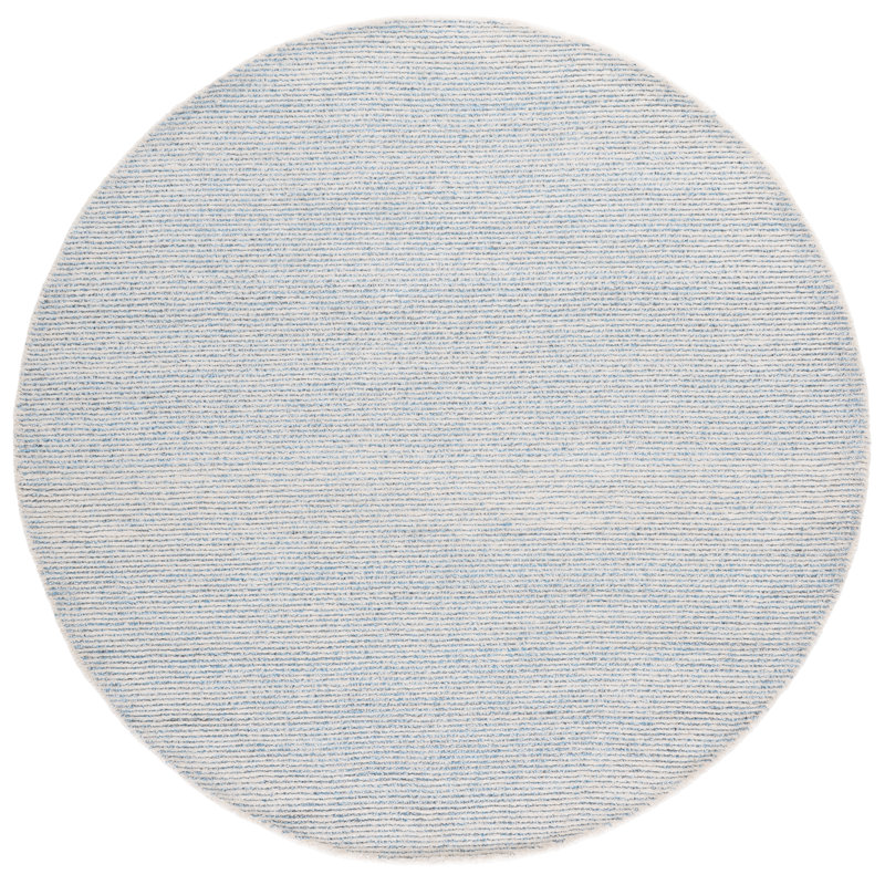 Abstract Hand Tufted Performance Abstract Indoor Rug, Round 6'