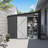 12. W X 8. D Metal Lean-to Storage Shed With Three Doors-111805251