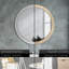 Huldar Glass Flat Wall Mirror