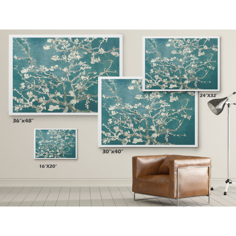 «Almond Blossom White Shadows II», reproduction sur toile, H 30 po x l 40 po x P 1,5 po