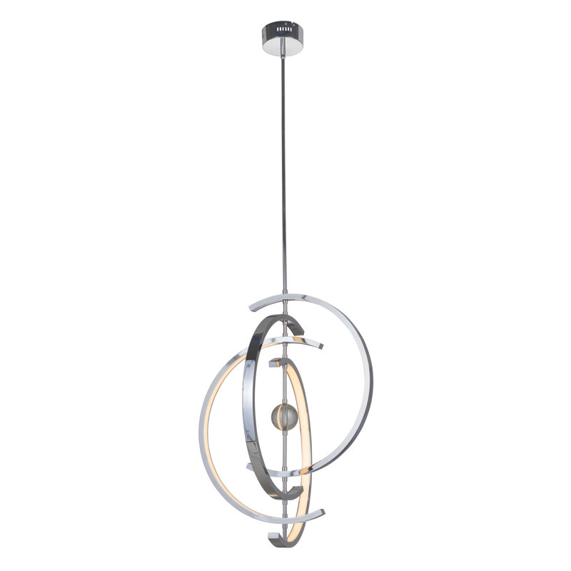 Aliyonna 4 - Light Dimmable LED Geometric Chandelier