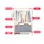 Tigner 100cm Clothing Rack