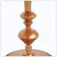 Petite table de bout ronde en métal, fabriquée à la main par des artisans qualifiés, présentant une excellente résistance à la corrosion