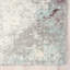 Tapis gris / pastel abstrait à poils longs-1166051716