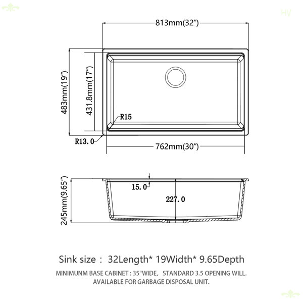 Dimensions du produit