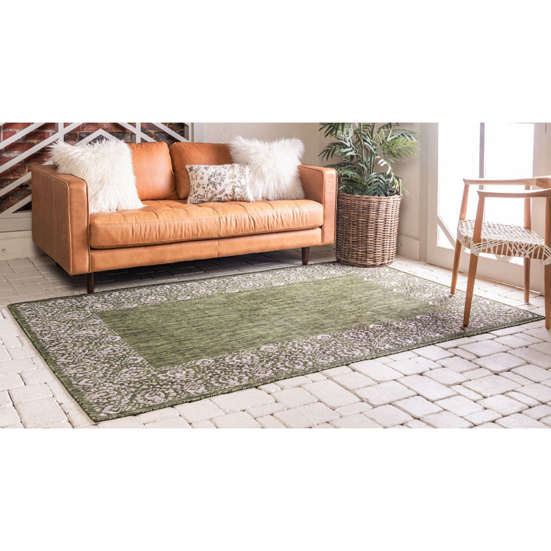 Tapis extérieur d'extérieur couleur forêt, Rectangle 9 pi x 12 pi
