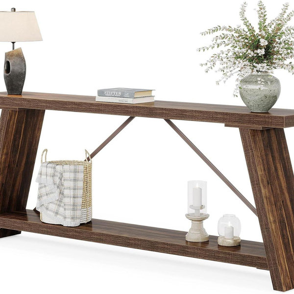 Trent Austin Design 70.9” Extra Long Console Table Behind Couch ...