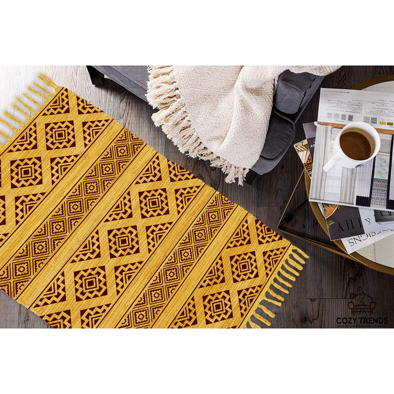 Jeryn Cotton Moroccan Indoor / Outdoor Rug