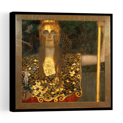 " Minerva Or Pallas Athena, 1898 Abstract Contemporary Animal Wall Art Print " by Gustav Klimt Print