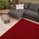 Myshaggy Collection Rugs Solid Design in Red