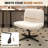 Cross Legged Swivel Office Chair with No Arms-108996405