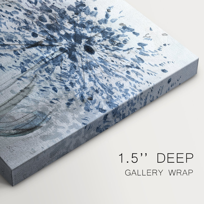 Field of Blue- Gallery Wrapped Canvas -Ready to Hang, 16" H x 40" W