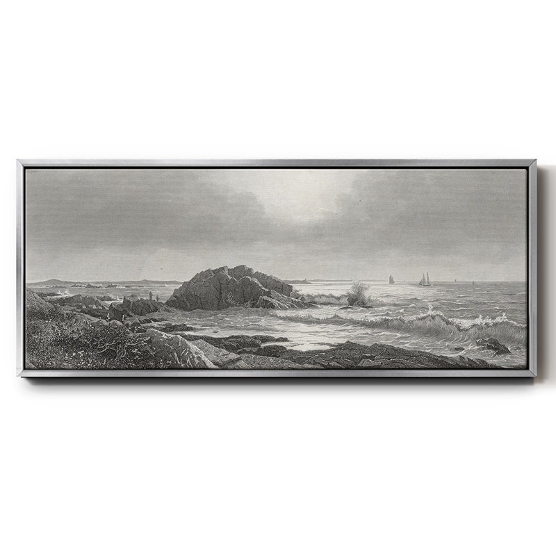 Indian Rock- Framed Canvas, 20" H x 50" W