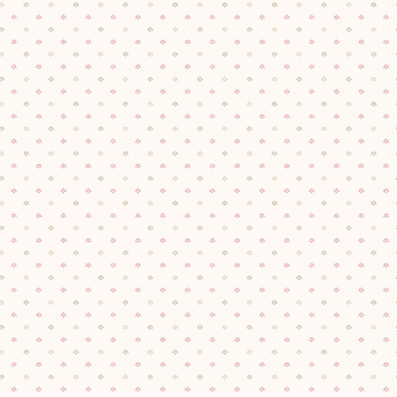 Capehart 25.4m x 53cm Matte Wallpaper Roll, Pink/White