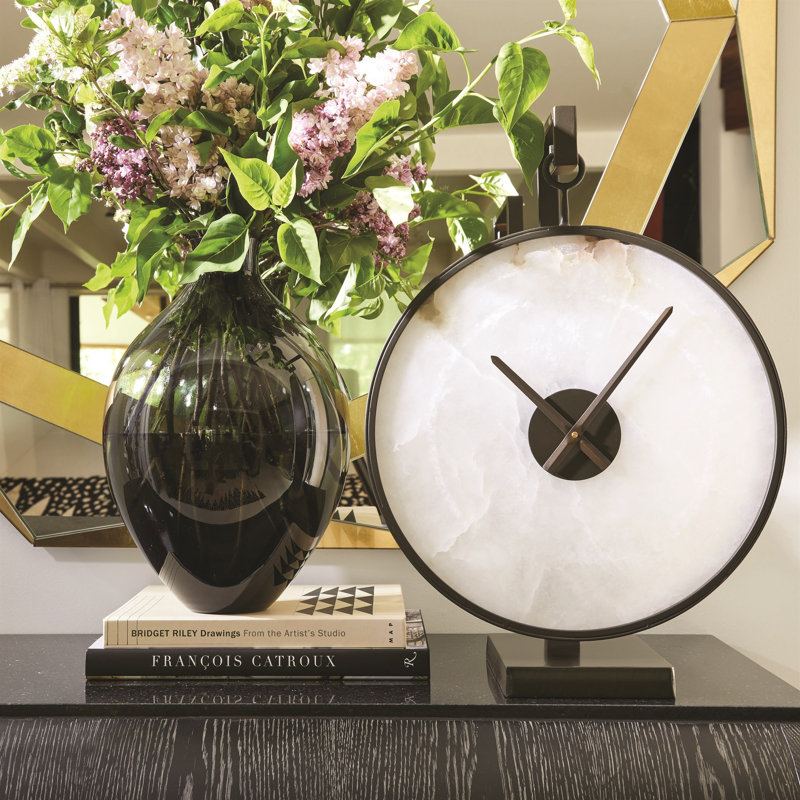 Anya Clock-Black/Bronze