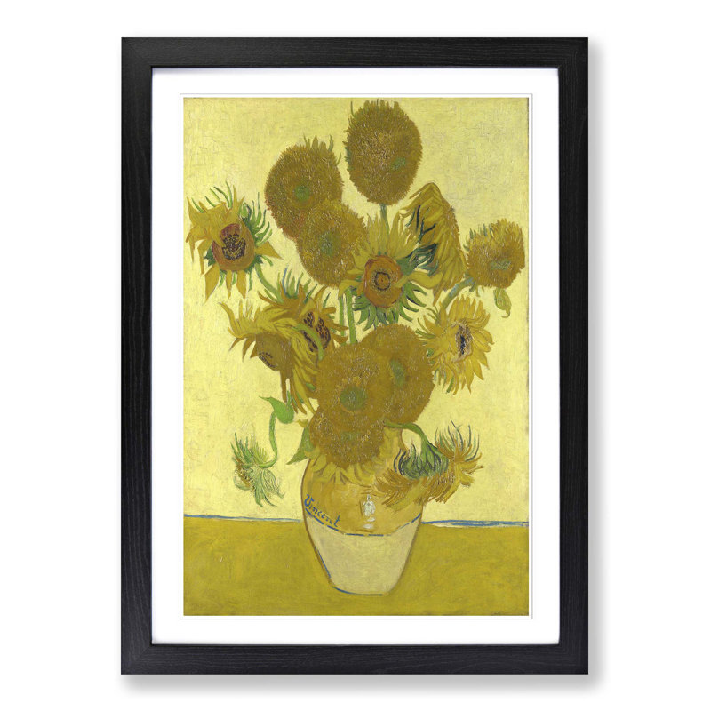 Vincent Van Gogh - Single Picture Frame Painting, Black