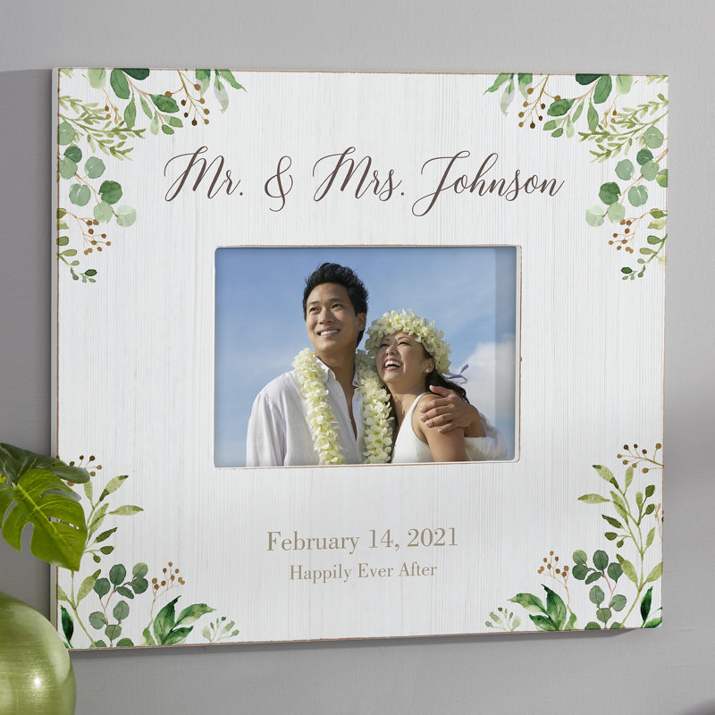Laurels Of Love White Matte Picture Frame, Yes