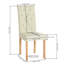 Dianette 47cm H Tufted Linen Upholstered Parsons Chair in Beige