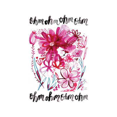 Ohm Garden by Sara Franklin - Wrapped Canvas Print
