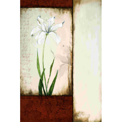 Déco florale, impression sur toile tendue