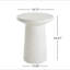 Table d'appoint d'extérieur H 24 "MGO Terrazzo