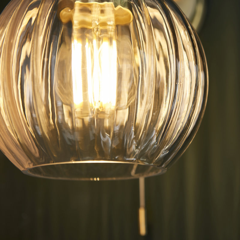 Lathrop 1 - Satin Brushed Gold Plate Barn Light