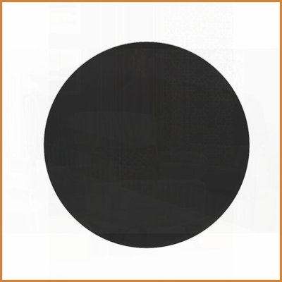 38.6" Round Tempered Glass Coffee Table Top – 1/2" Thick Beveled Edge, Easy to Clean &amp; Durable