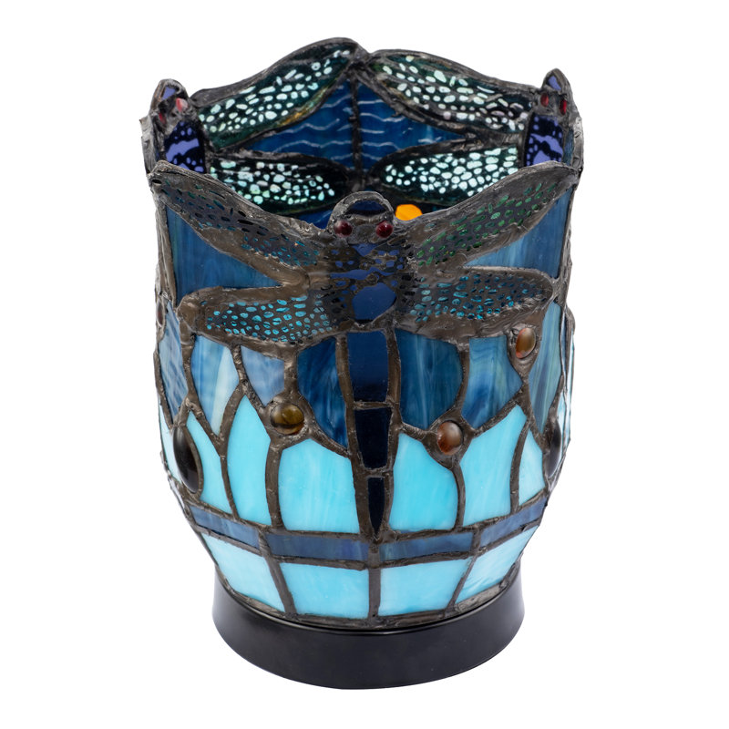 Metal Novelty Lamp, Blue