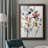 " Flower Overlay II " Painting Print-95413459