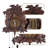 Tahlequah Wall Clock MX210-1193502309