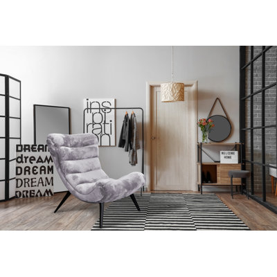 Owlswick Upholstered Swivel Slipper Chair