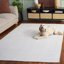 Tapis ivoire en laine noué à la main McArthur Stone Wash-22810165
