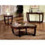 Table de bout cerisier foncé 1 pièce