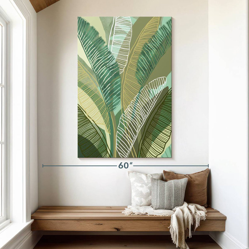 Harnek Tropical Botanical II, 51" H x 34" W