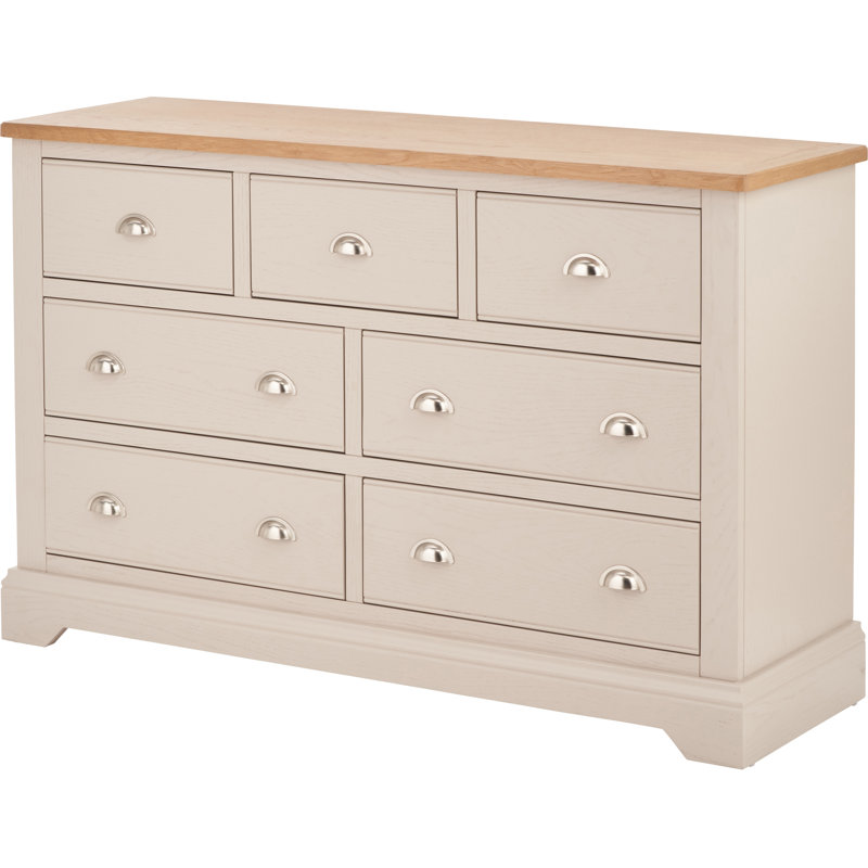 136cm W 7 - Drawer Chest of Drawers